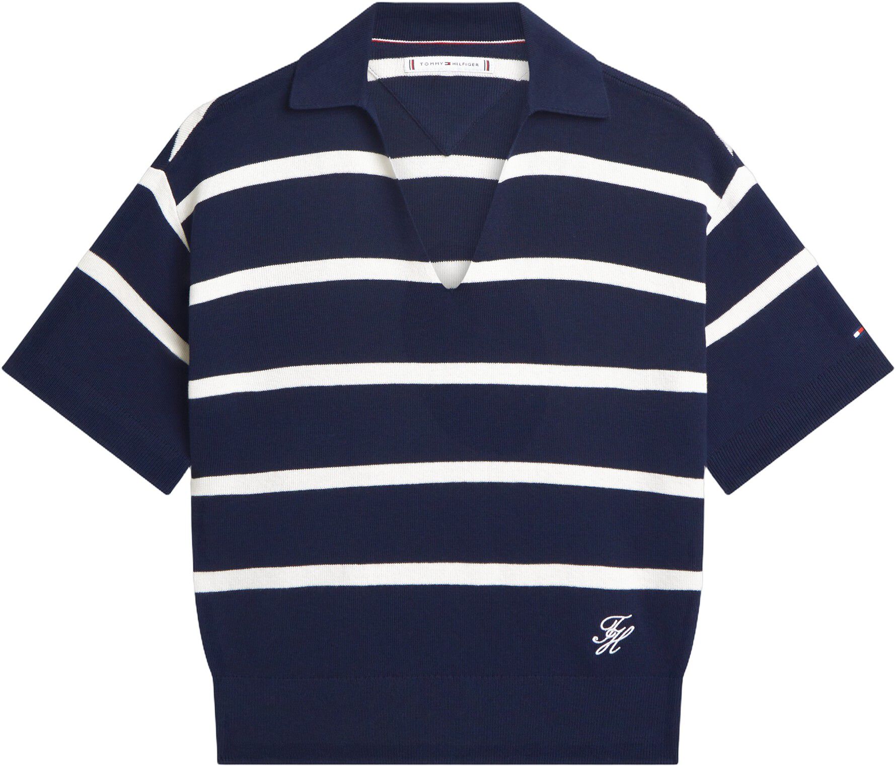 Premium Knit Relaxed Polo Jumper