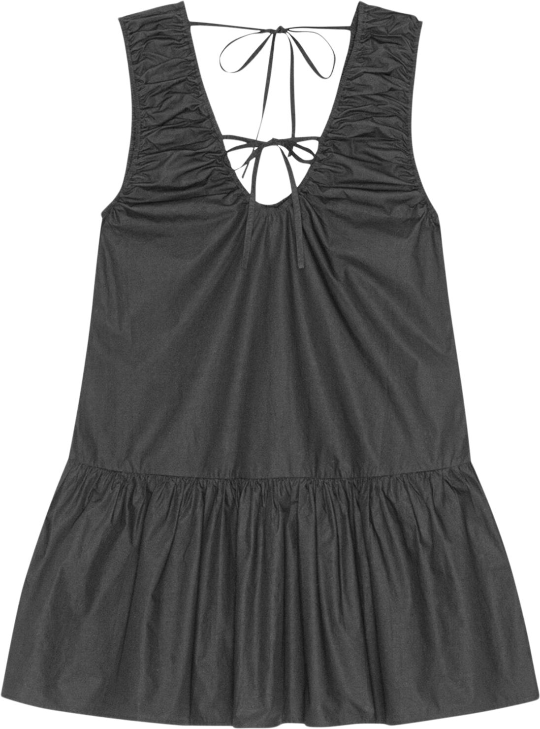 Cotton Poplin Mini Dress