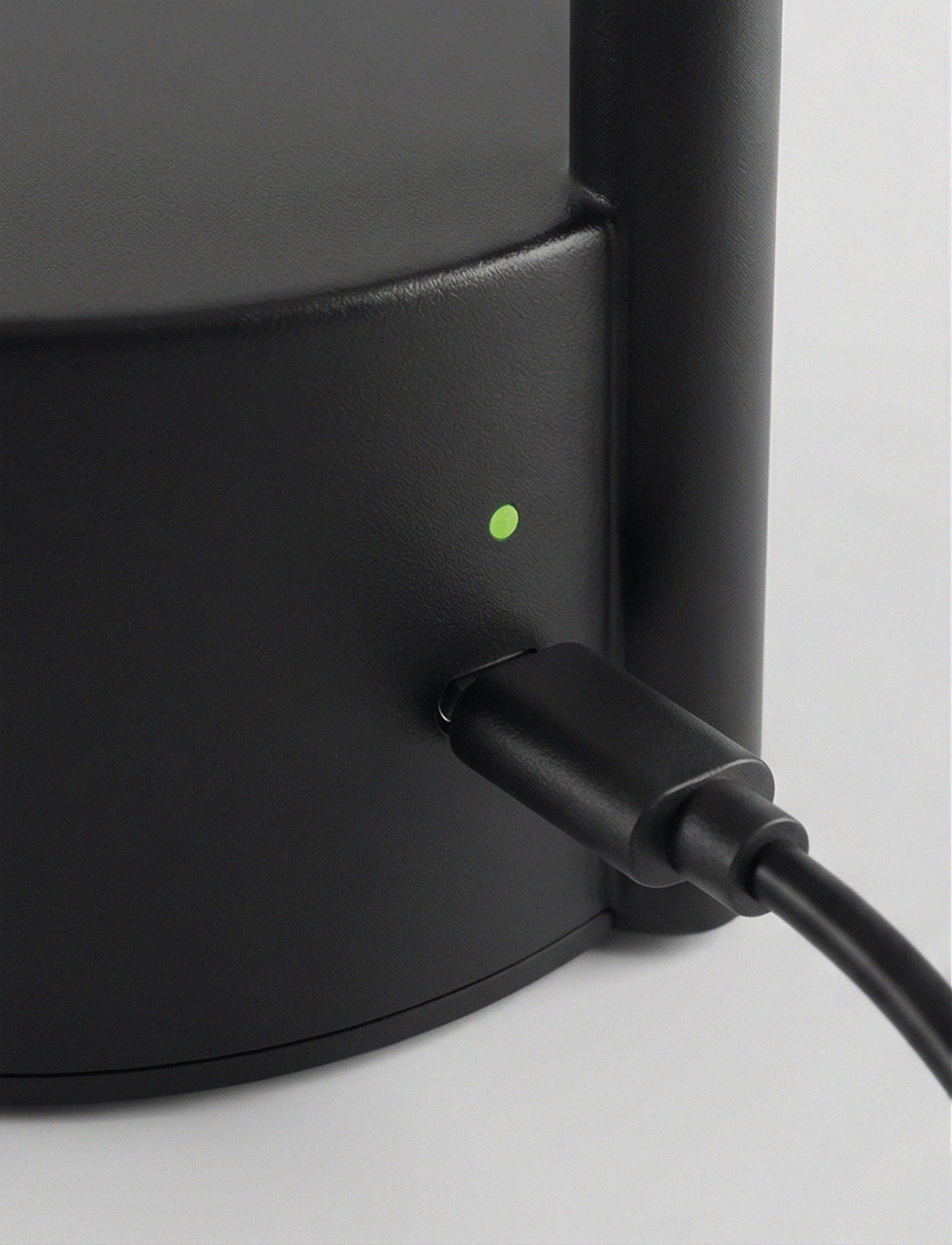 Vinkel LED lampa, portable black