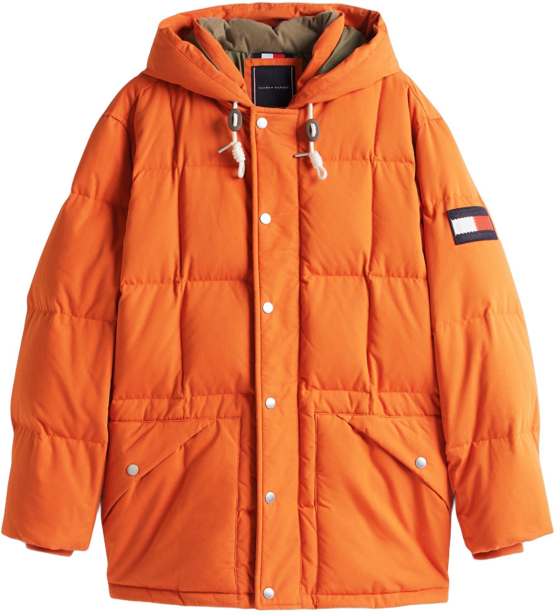 SQUARE BAFFLED DOWN PARKA
