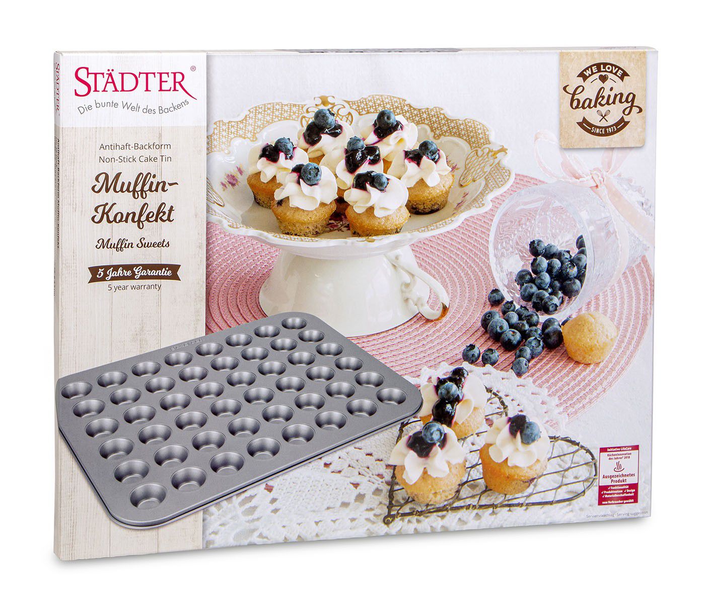 MUFFINSPL&Aring;T 40 x 31 cm silver Sweets