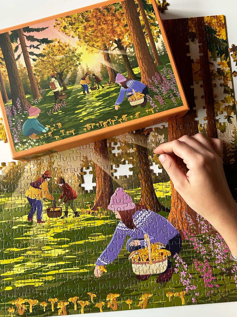 Forest Treasures Puzzle - puslespil med 1000 brikker