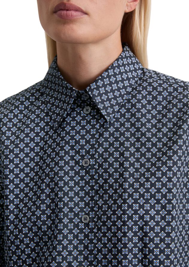 Blouse, casual fit, a-shape, longsl