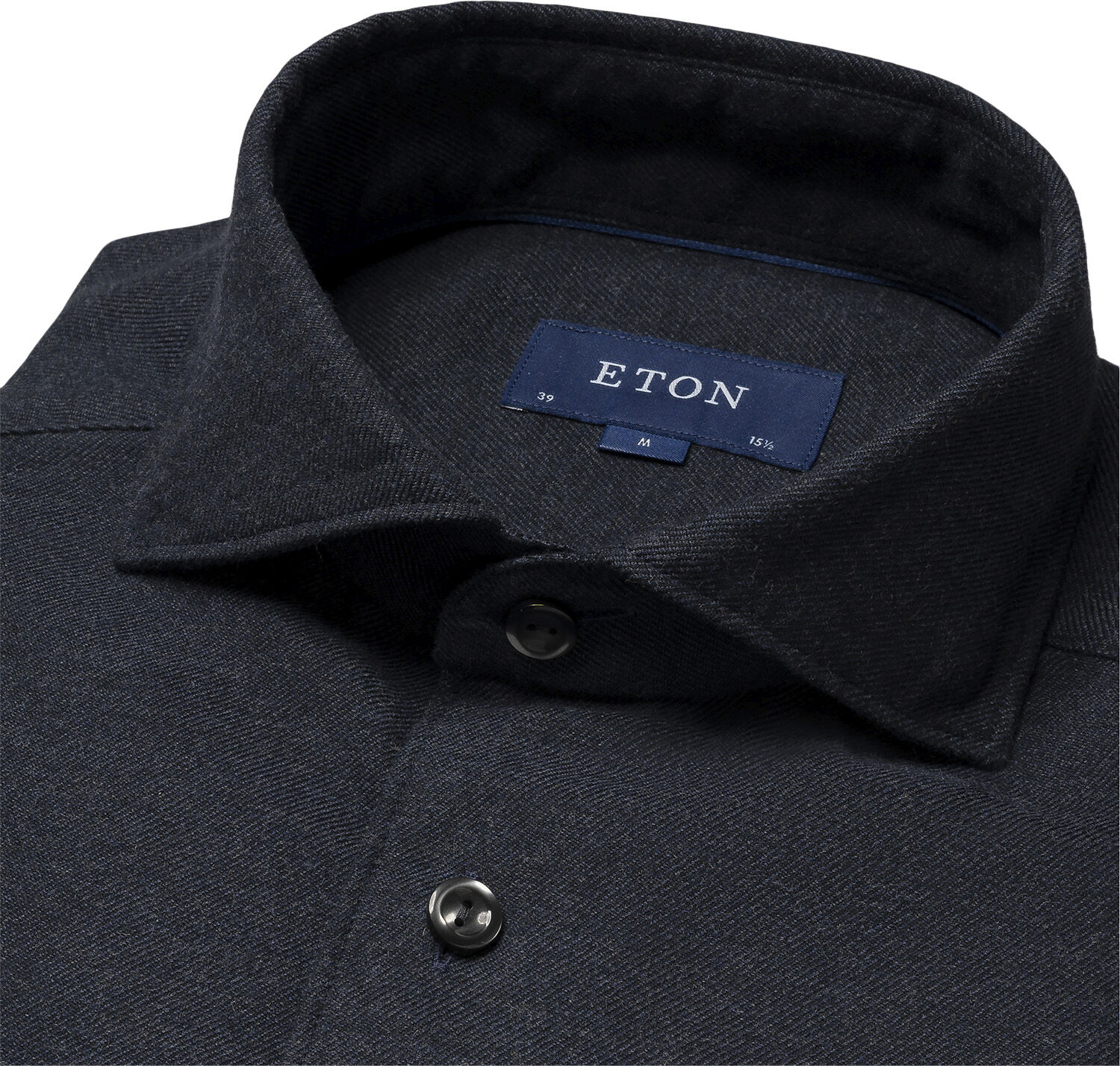 Contemporary Fit Navy Blue Flannel Shirt