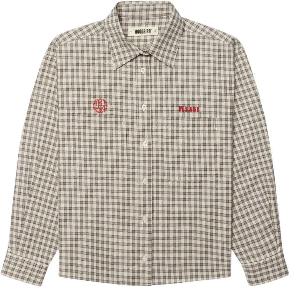 WBLing EMB Check Shirt