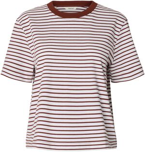SLFESSENTIAL SS STRIPED BOXY TEE NO