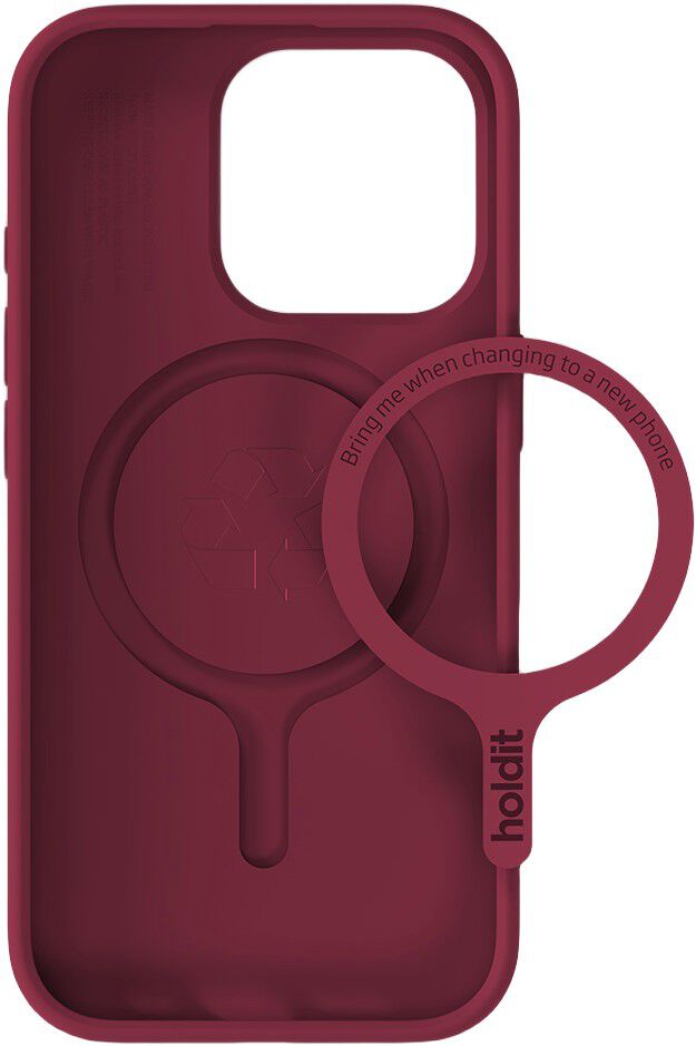 Soft Magsafe Case iPhone 16 Pro Max Red Velvet