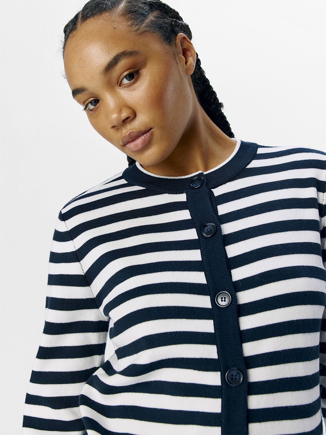 OBJESTER SLI L/S KNIT CARDIGAN NOOS