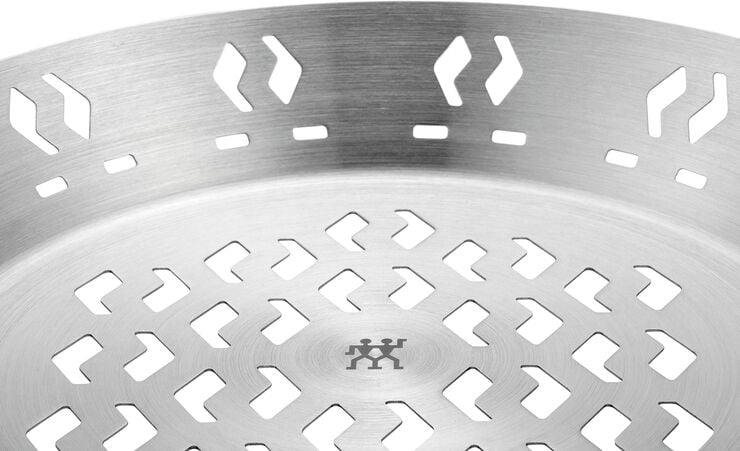 BBQ+ Grillkorg med handtag Silv Rund