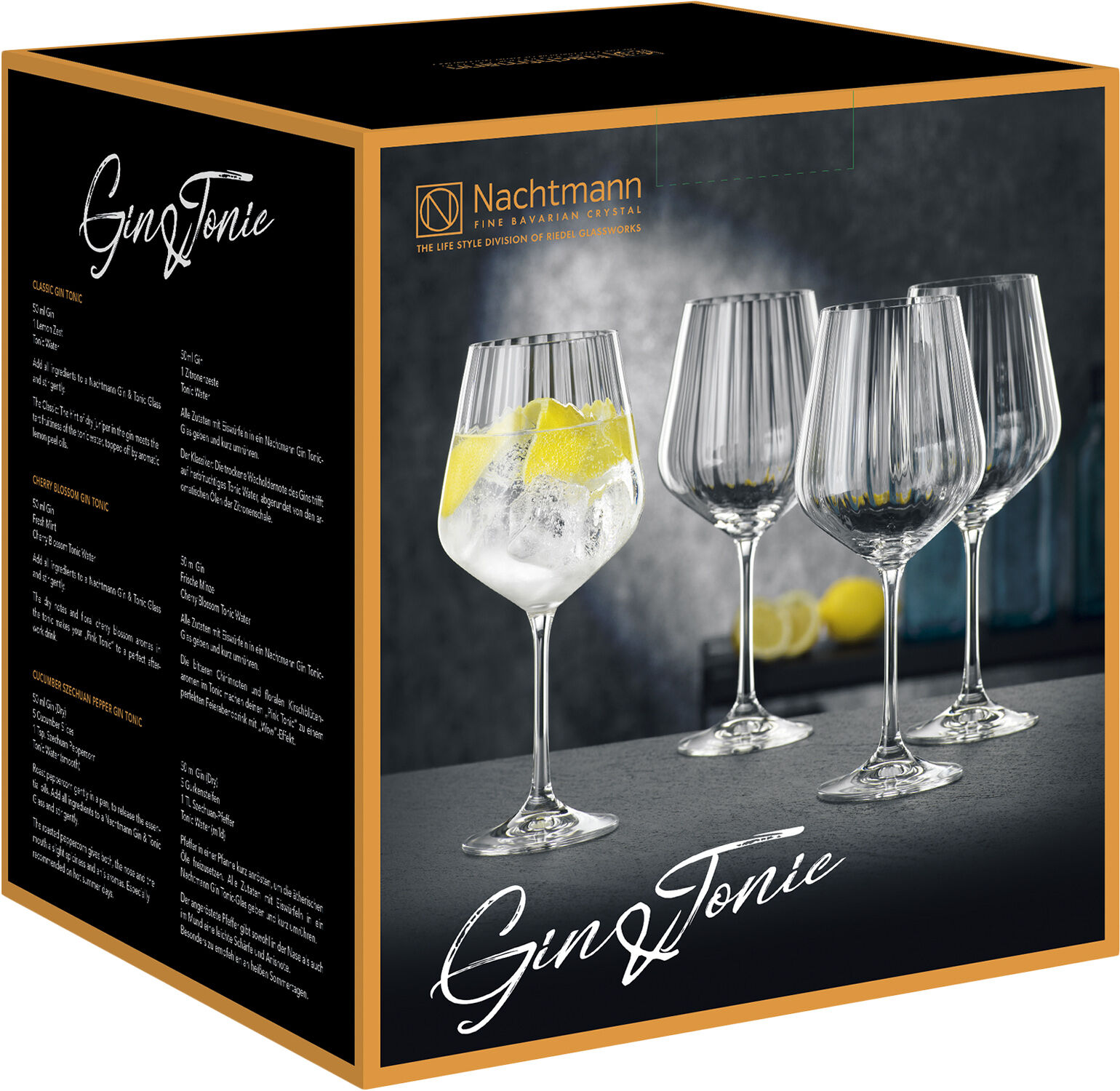 GIN&TONIC GLAS "OPTIC" 4 STK.