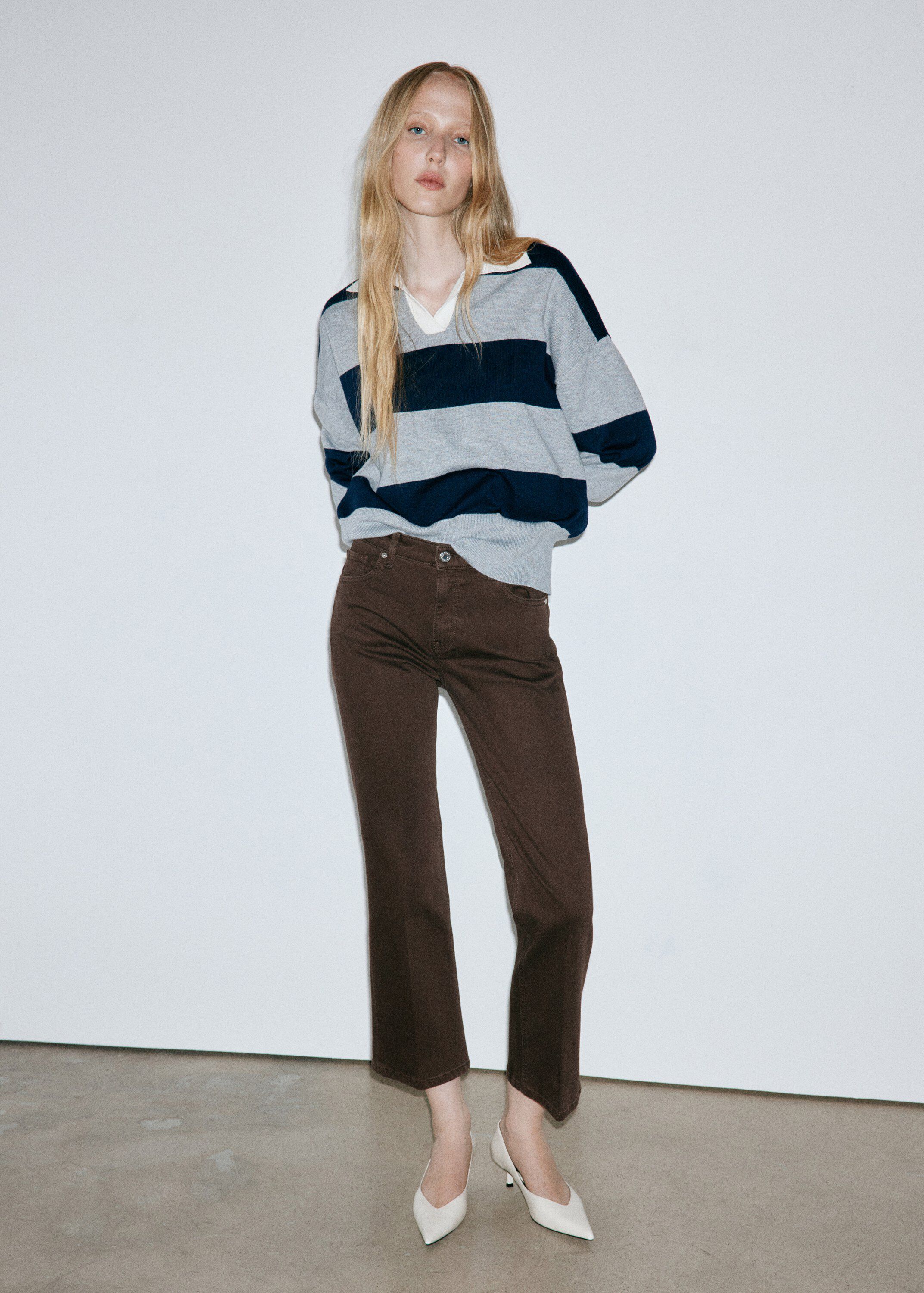 Sienna flared cropped jeans
