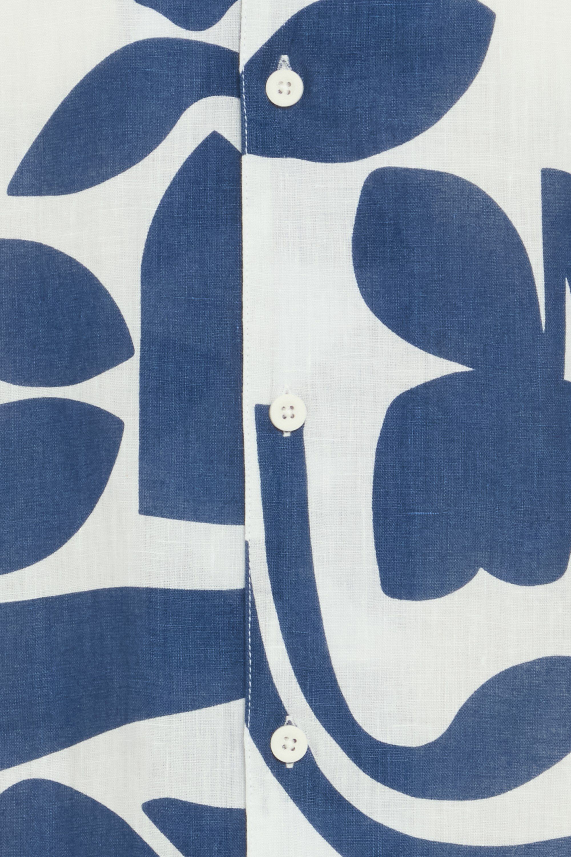 CFWESTON SS RC printet linen shirt