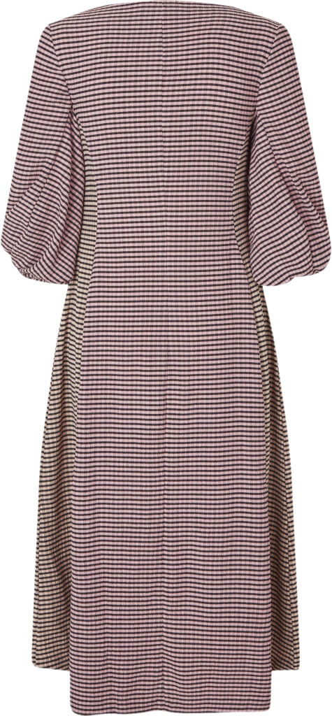 2247 Patchwork Jersey, Three-Quarter Sleeve Midi Dress