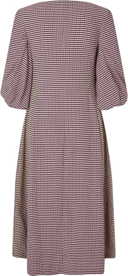 2247 Patchwork Jersey, Three-Quarter Sleeve Midi Dress
