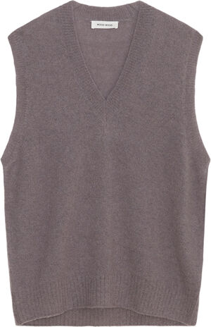 WWDallas aran knit vest
