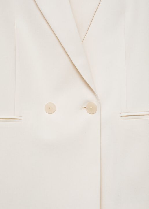 Straight-fit suit jacket