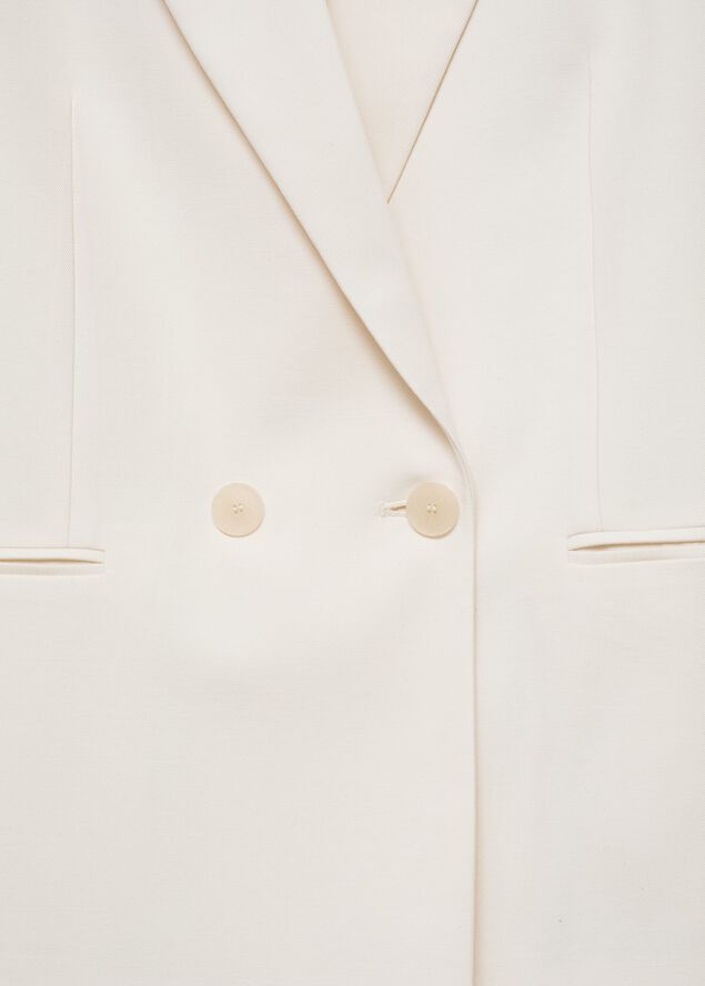 Straight-fit suit jacket