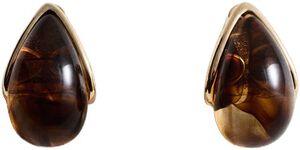Resin drop earrings