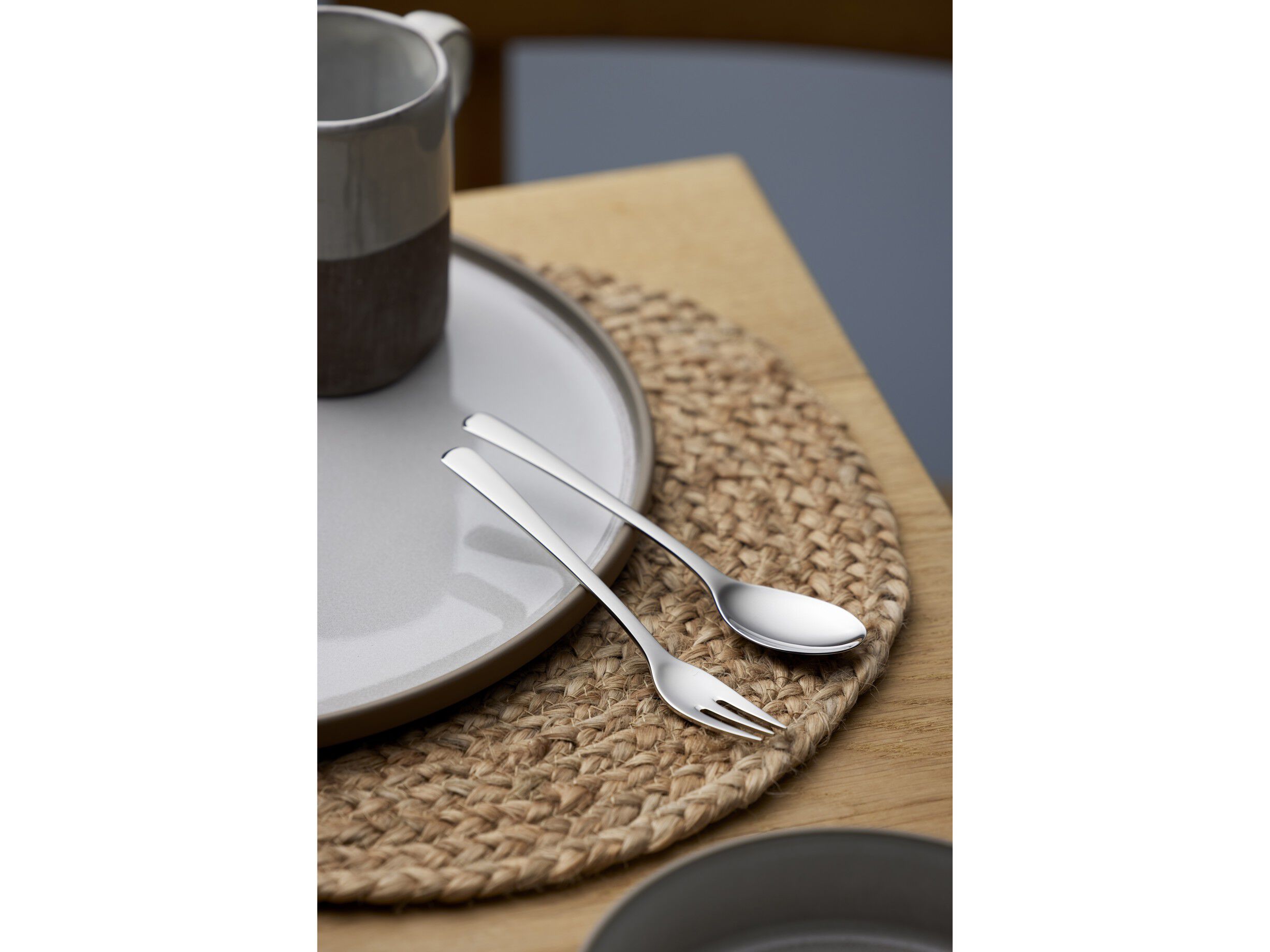 Dessertsked Steel Line 16,3 cm Blankt st&aring;l