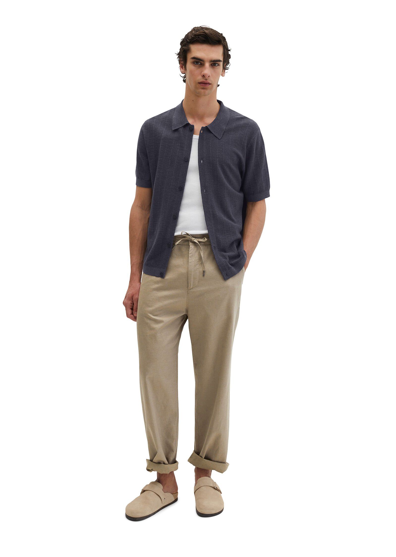 Shirt Short Sleeve, structured,soli