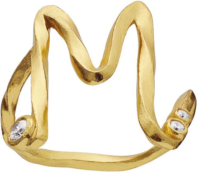 M Alphabet Ring