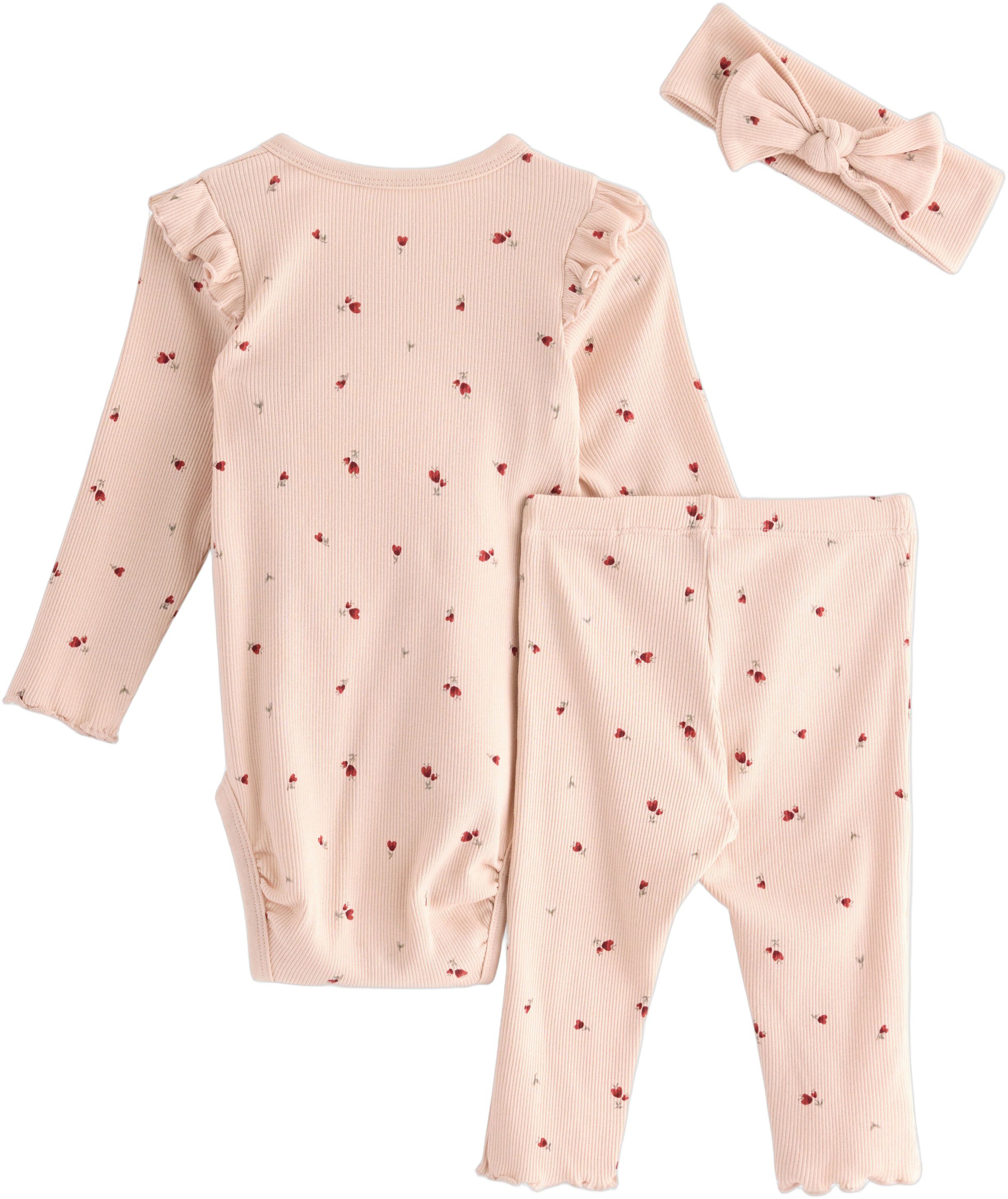 3-delat set i ribbad trik&aring; med omlo