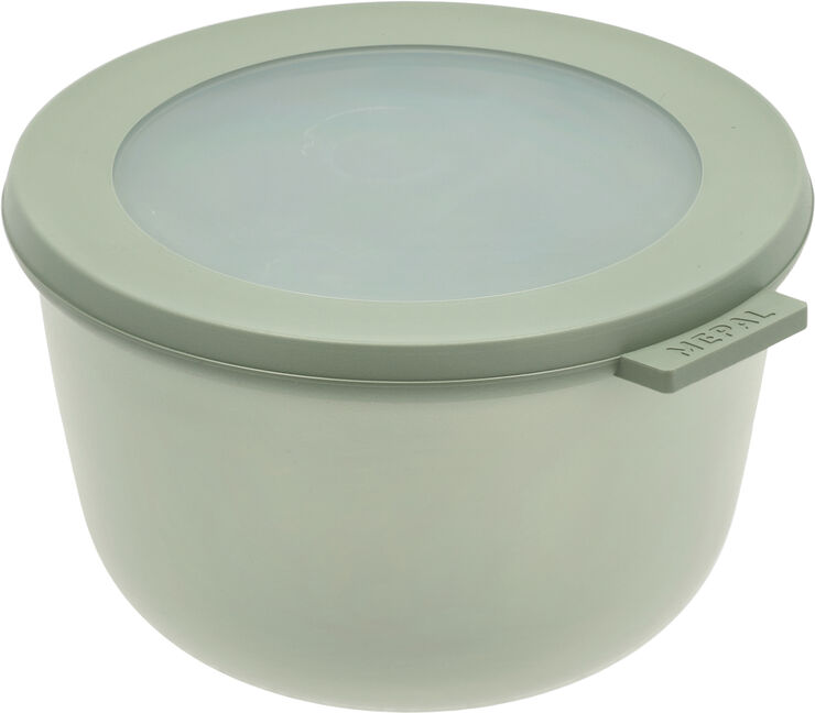 Skål med lock Cirqula 1000 ml Nordic sage