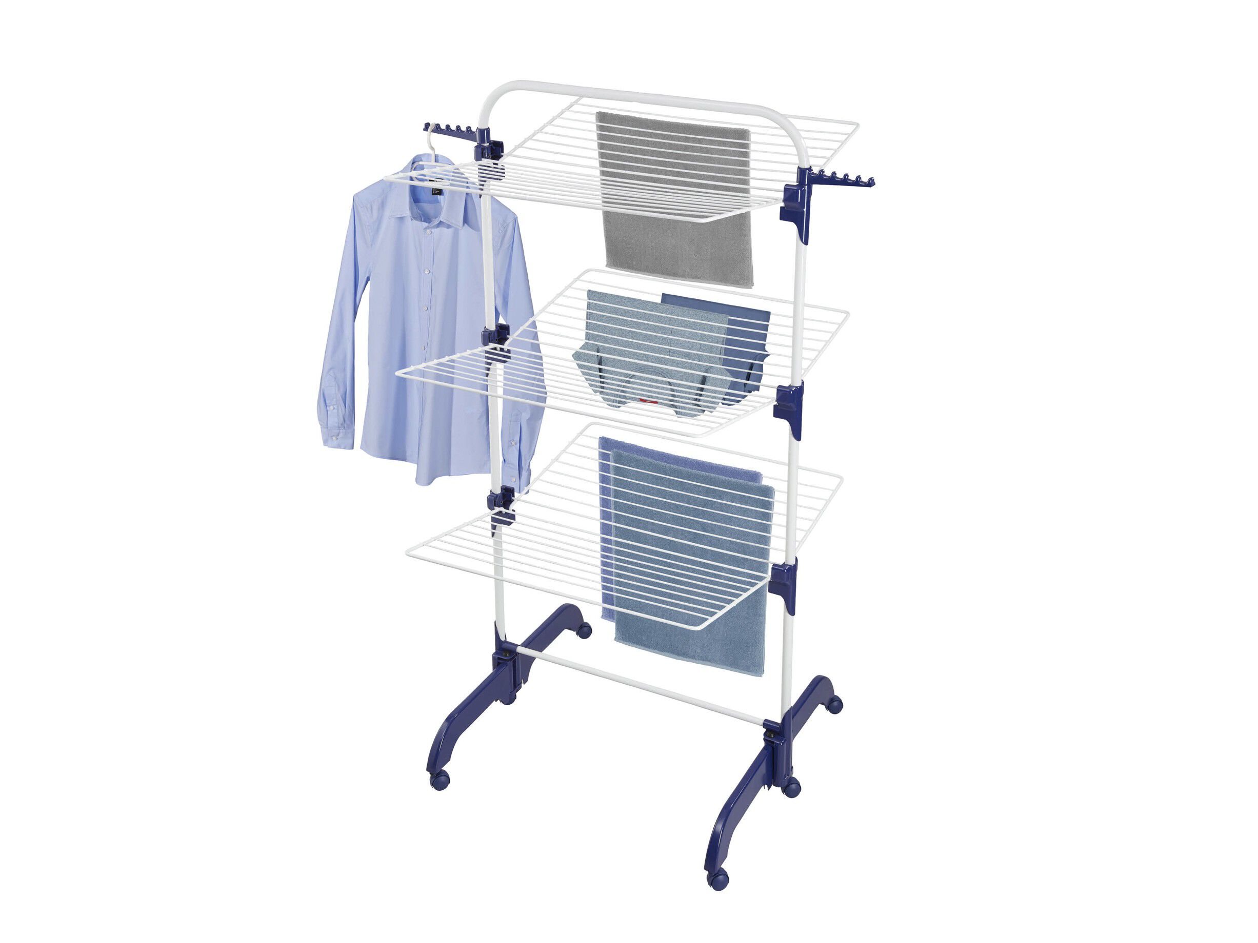 Torkstativ Comfort Tower 420 Vit/Bl&aring;