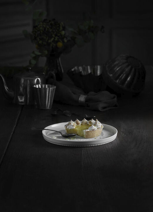 "Tallerken flat, rett kant Toulouse 20 cm Hvit"