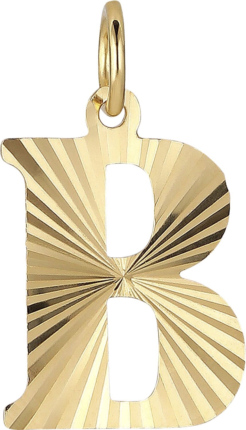 Reflection Letters, gold-plated sterling silver-B