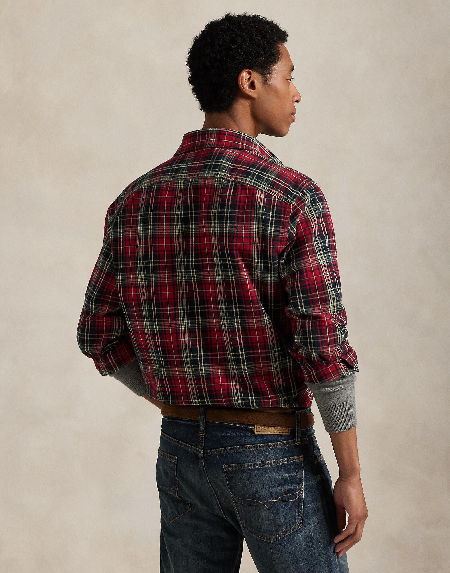 Classic Fit Plaid Oxford Workshirt