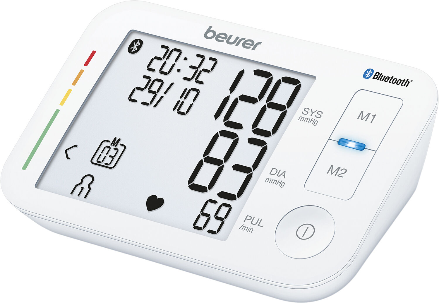 Blodtrycksm&auml;tar till &ouml;verarmen med Bluetooth SR-BM788
