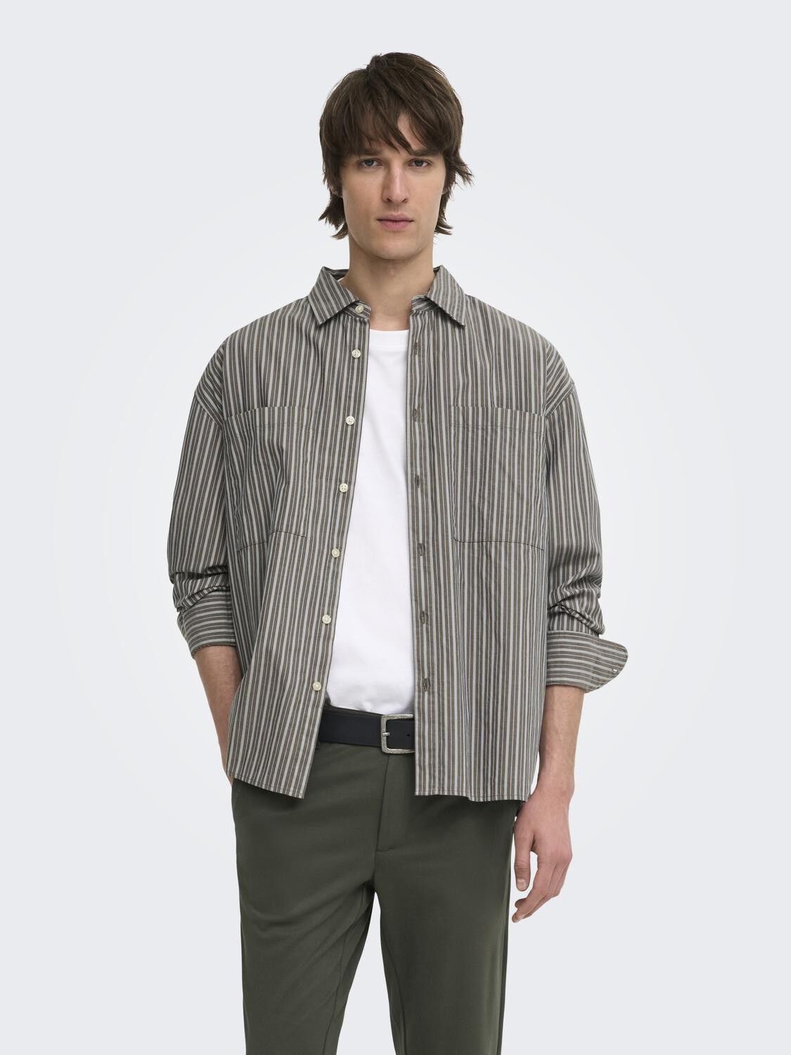 ONSTHOMPSON STRIPE LOOSE SHIRT