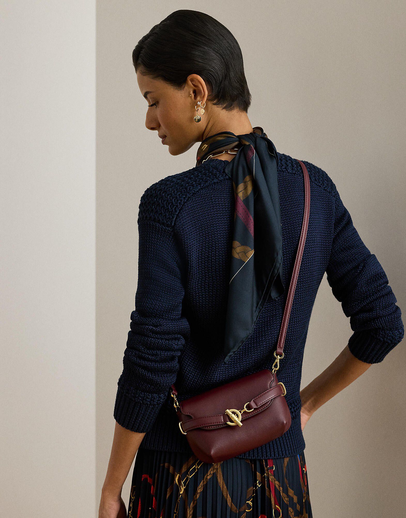 Leather Small Blaike Crossbody Bag