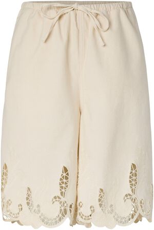 PCPIPER HW CROCHET DENIM SHORTS