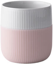 Fluted Contrast mugg Dahliarosa 33 cl