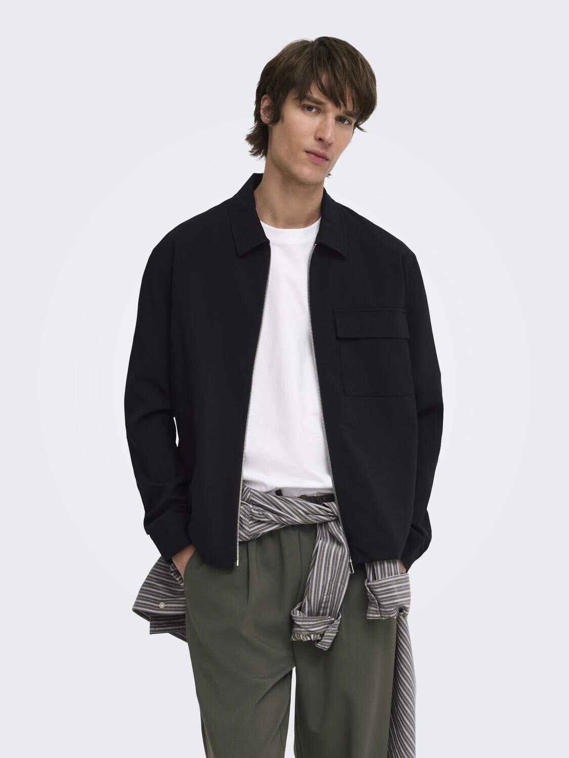 Onswill Reg 0292 Zip Overshirt Frml Noos