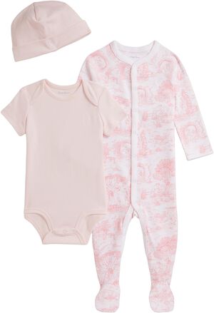 Toile Cotton 3-Piece Gift Set
