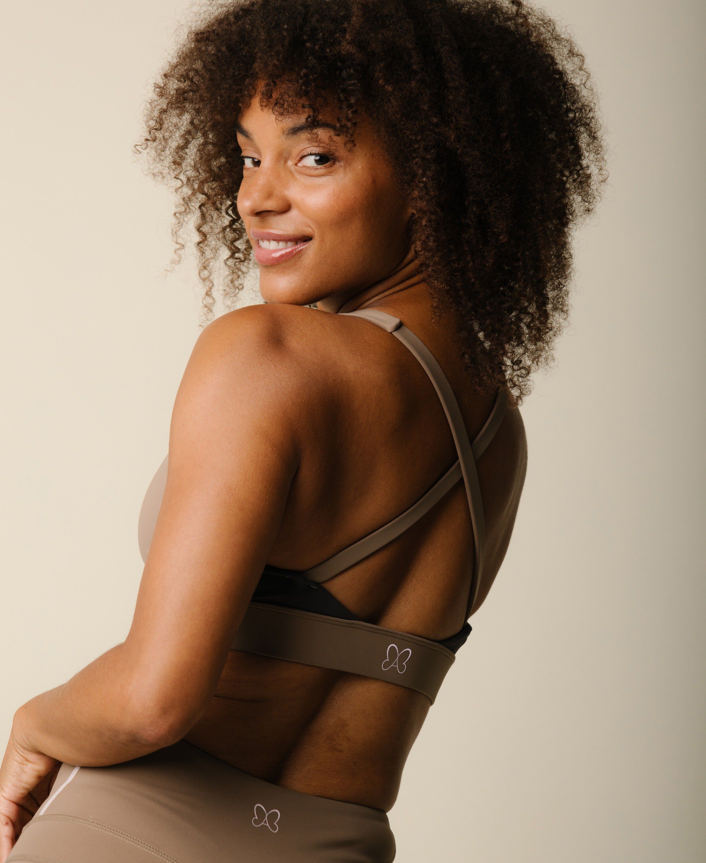 Cartel x Align by Blume cross-over sports top - Hazel