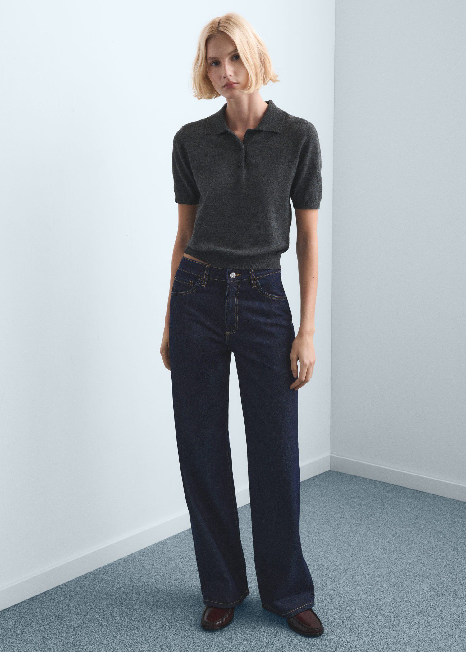 Danila high-waisted wide-leg jeans