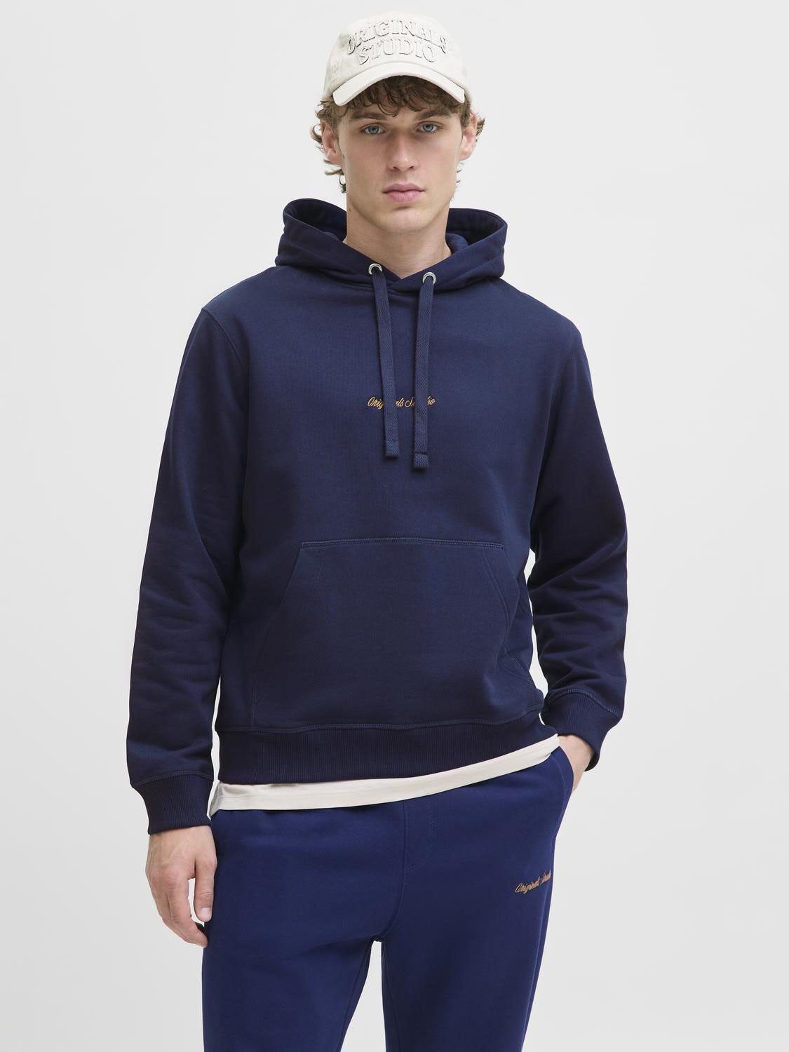 JORNORREBRO EMB SWEAT HOOD NOOS