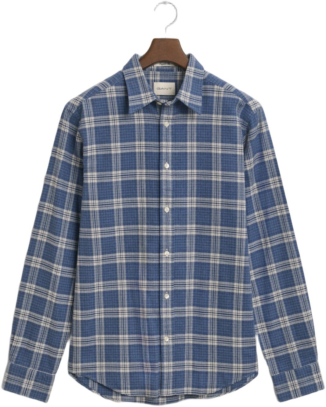 REG FLANNEL MELANGE CHECK SHIRT