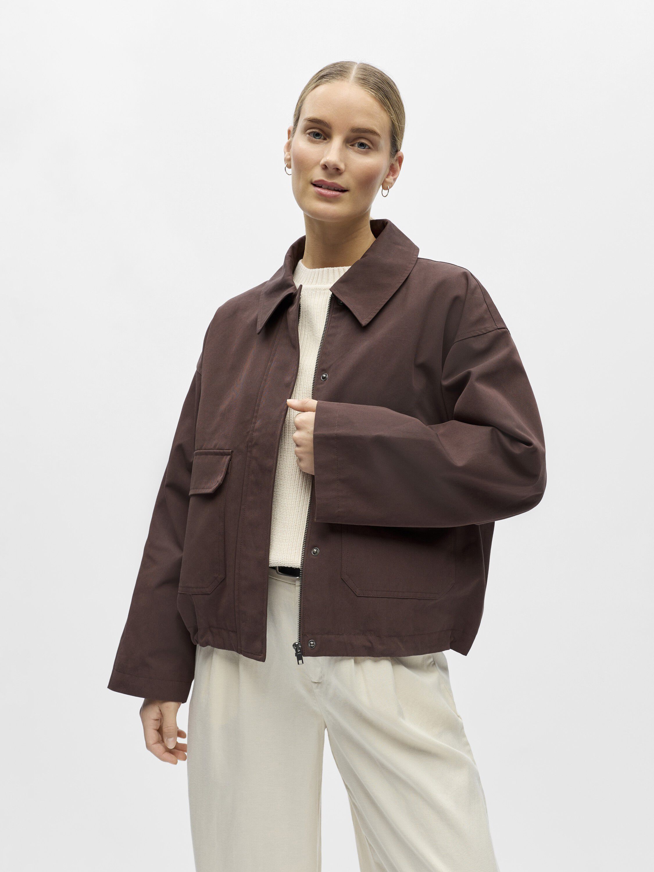 OBJJOSIE LO SHORT TRENCH COAT 143