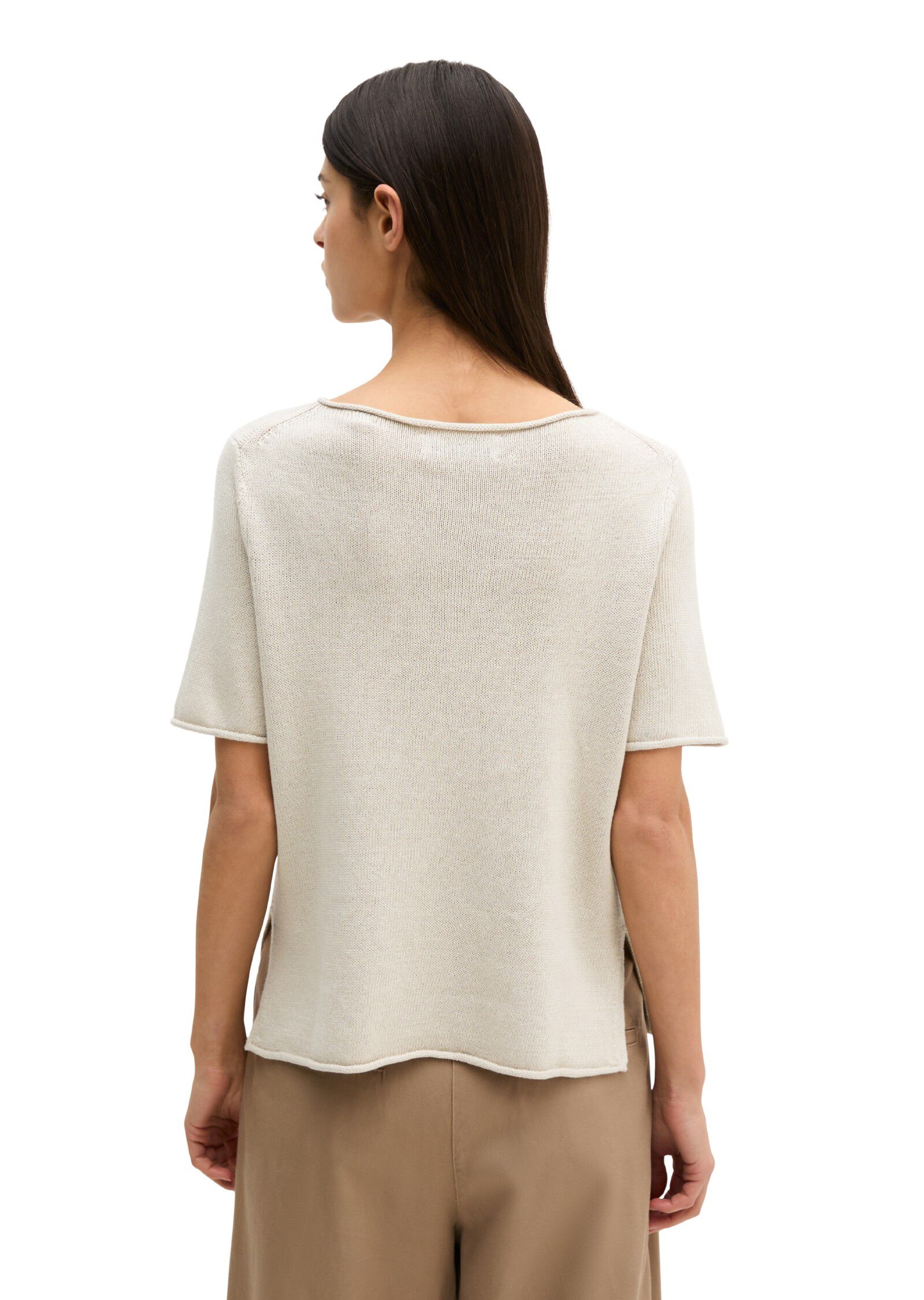 Pullover, shortsleeve, round-neck
