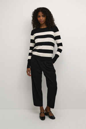KAlizza Striped Knit Pullover