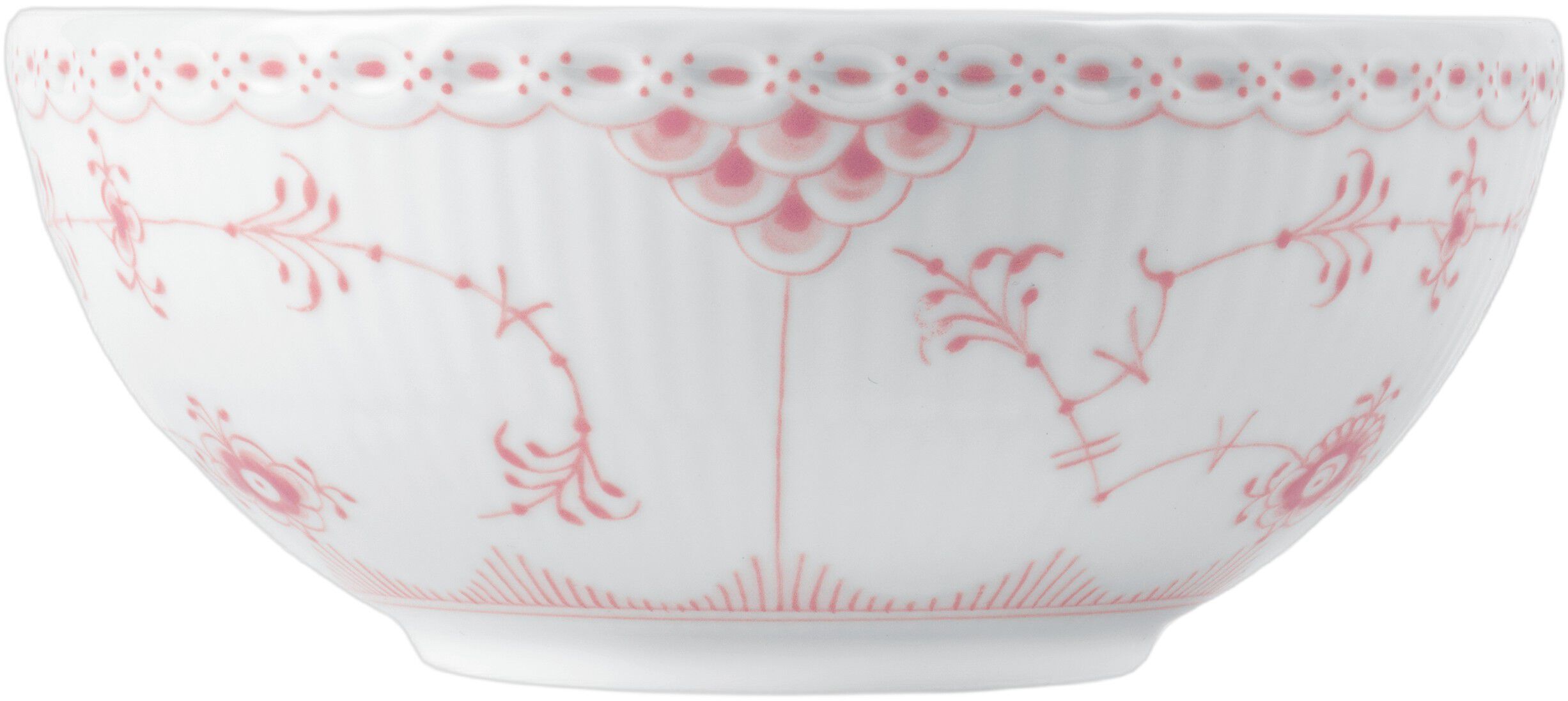 Koral Musselmalet Halvblonde sk&aring;l, 50 cl