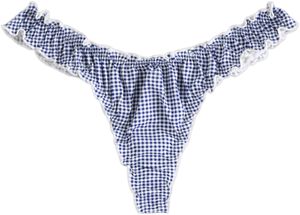 G-streng med lav talje og b&oslash;lgede,