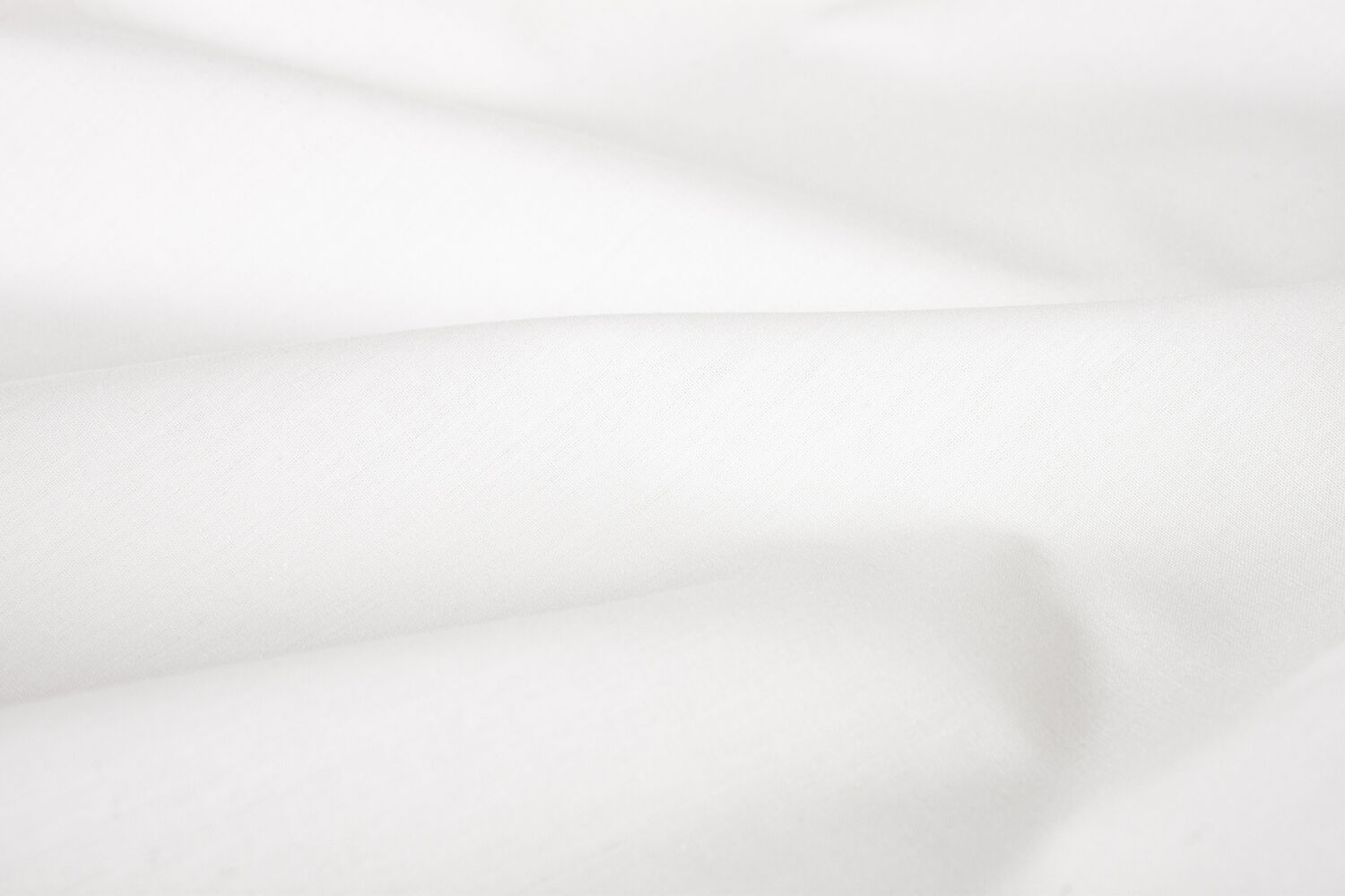 &Oslash;kologisk U-split lagen, percale - GOTS, hvid