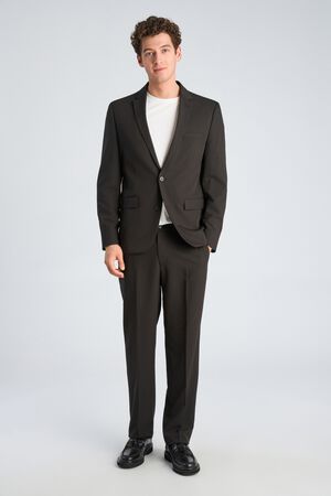 Fine twill stretch suit