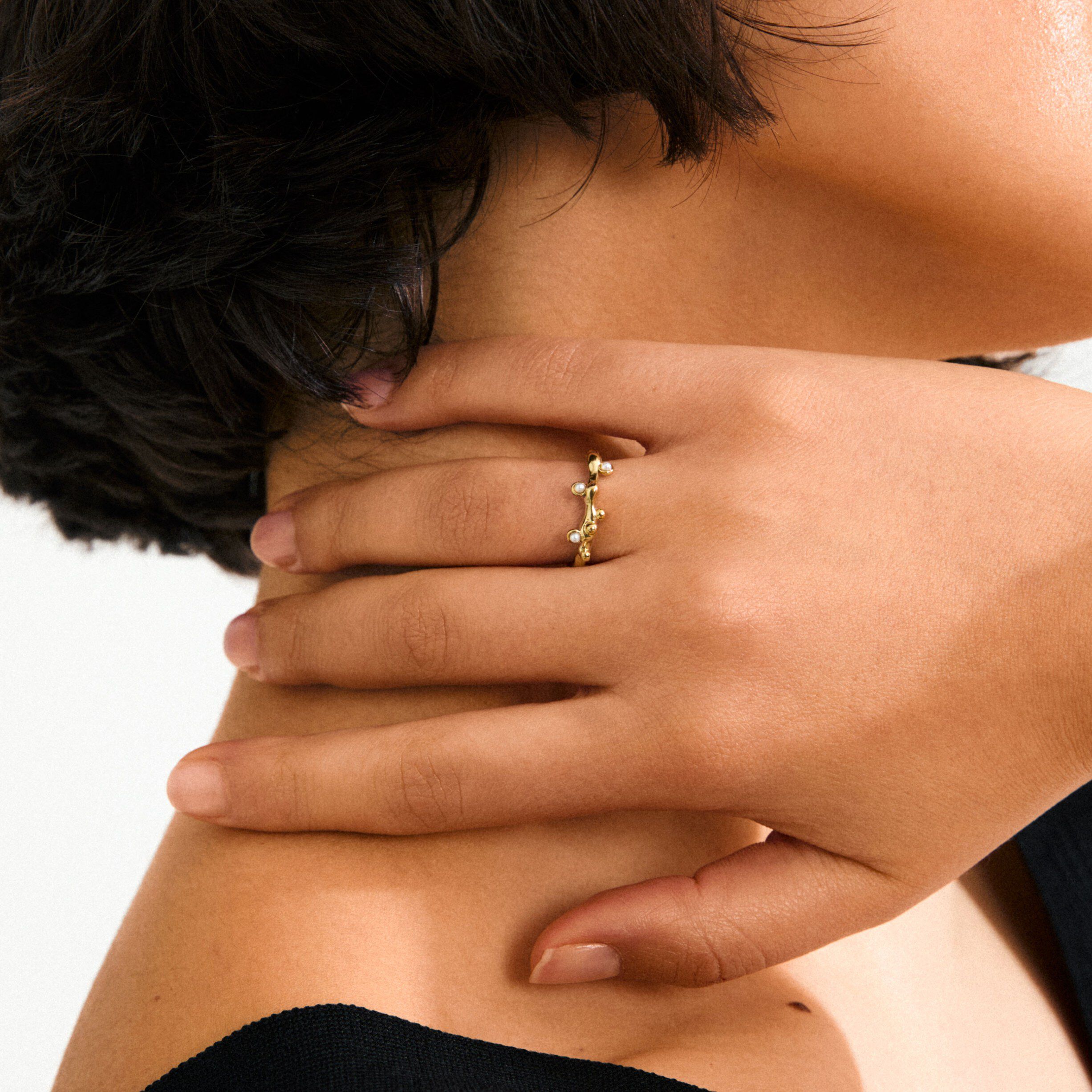 LULU magisk stack ring guldbelagt E